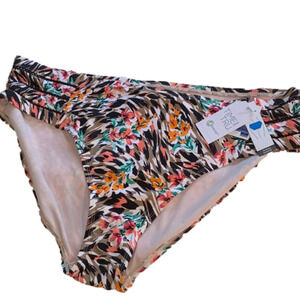 NWT Time & Tru tropical swim bottoms